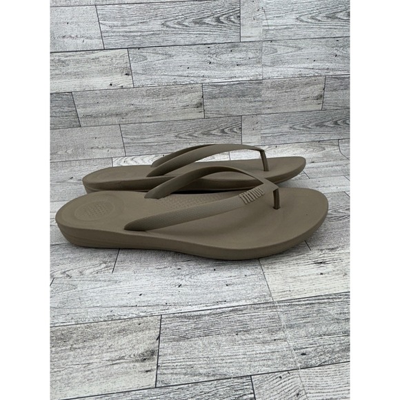 FitFlop iQushion Ergonomic Flip Flops Tan Brown‎ Men Size 13 US 47 EU 12 UK main image 11